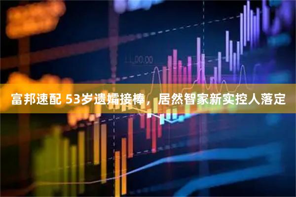 富邦速配 53岁遗孀接棒，居然智家新实控人落定