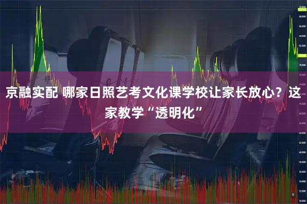 京融实配 哪家日照艺考文化课学校让家长放心？这家教学“透明化”